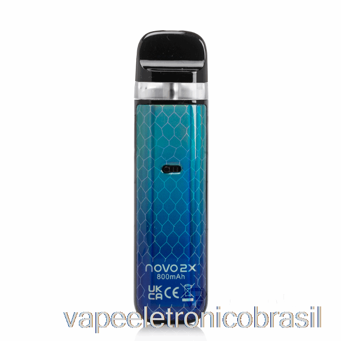 Vape Recarregável Smok Novo 2x 20w Pod System Verde Azul Cobra
